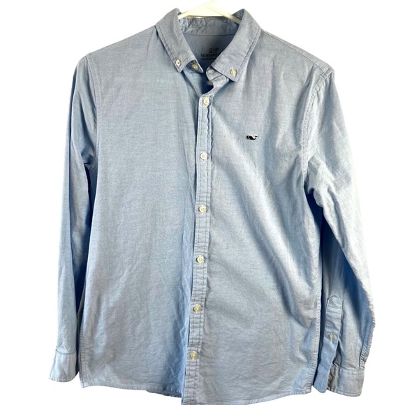 Vineyard Vines Other - Vineyard Vines Boys Light Blue Button Up 
Shirt Size 16 Long Sleeve Basic